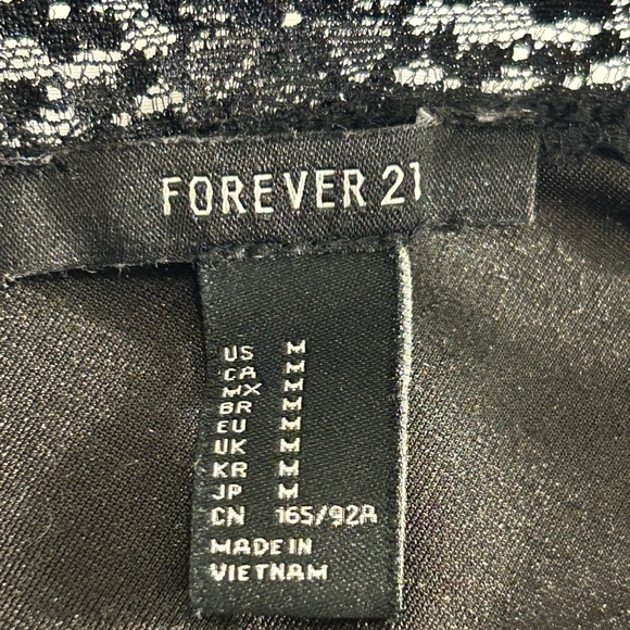 Forever 21 Black Velvet Bodysuit - Picture 7 of 7